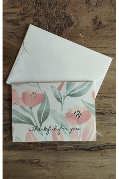 Greeting Card - Thankful For You 